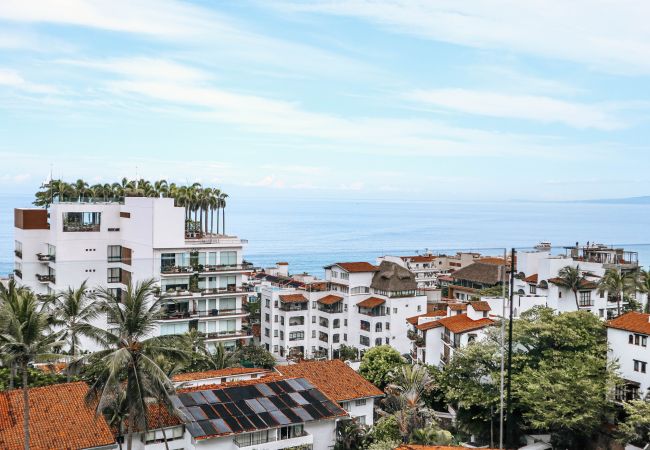 Apartamento en Puerto Vallarta - Departamento con vista al mar en Puerto Vallarta